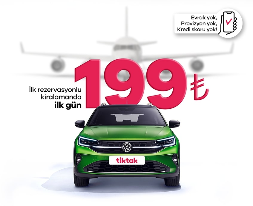 Günlük Arabanı Rezerve Et